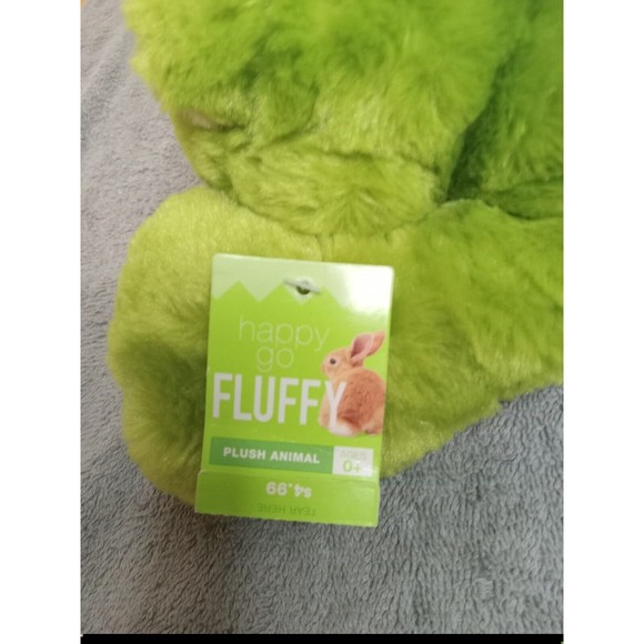 Kellytoy Green Frog Plush animal stuffed toy Laying Down 13" Soft - Picture 4 of 8